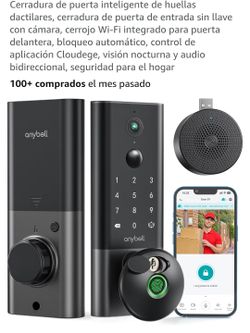 Cerradura de puerta de huellas dactilares