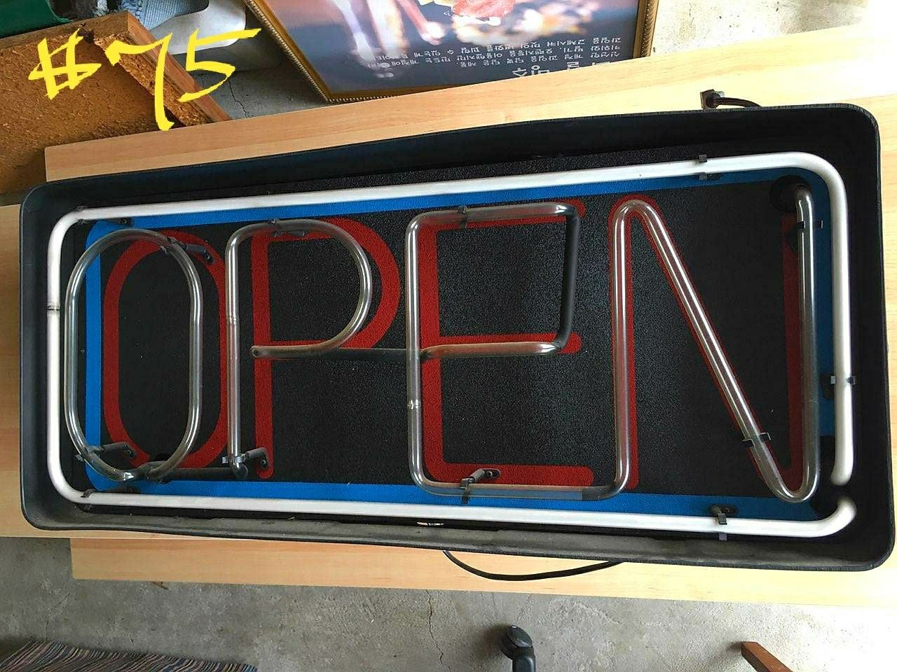LARGE Neon Retail OPEN Sign (Fallon Light Brand) - Excellent Condition!!!