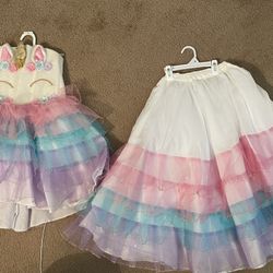 Kids Unicorn Party Dress