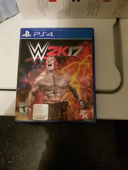 WWE 2k17 ps4