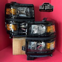 Chevy Silverado 2014. 2015 Headlights.