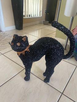 Halloween cat, 3 D fish picture