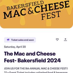 Lookin For Tickets To The Mac And Cheese Festival 