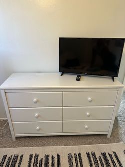White Wooden Dresser