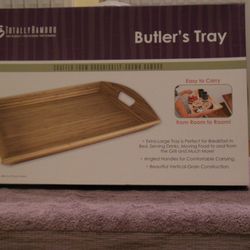 New Totally Bamboo Butler's Tray