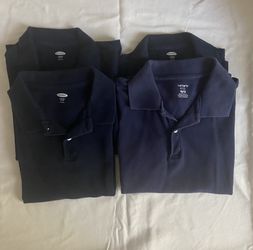 Boys Uniform Navy Blue Shirts Large 10-12