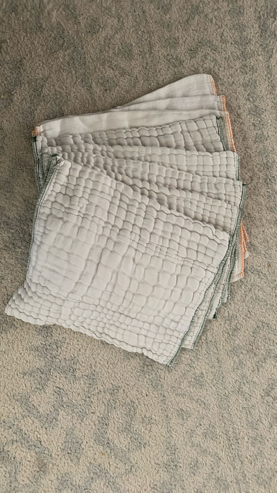 Set Of 8 Prefold Cloth Diapers