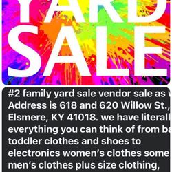 2 Family Yardsale 