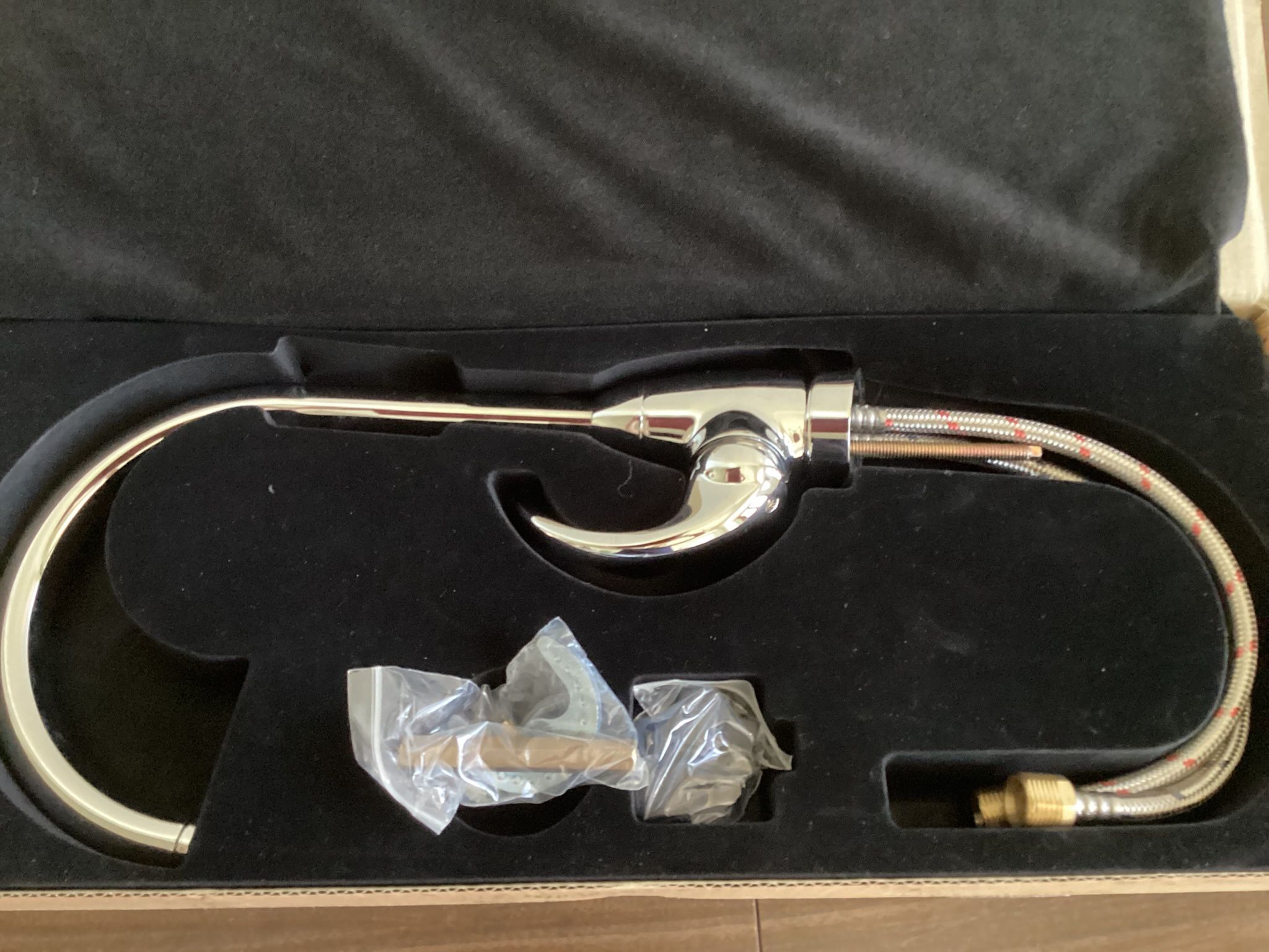Bach Solo Minuet Kitchen Chrome Faucet (Still in box)