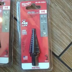 Milwaukee Step Drill Bits 