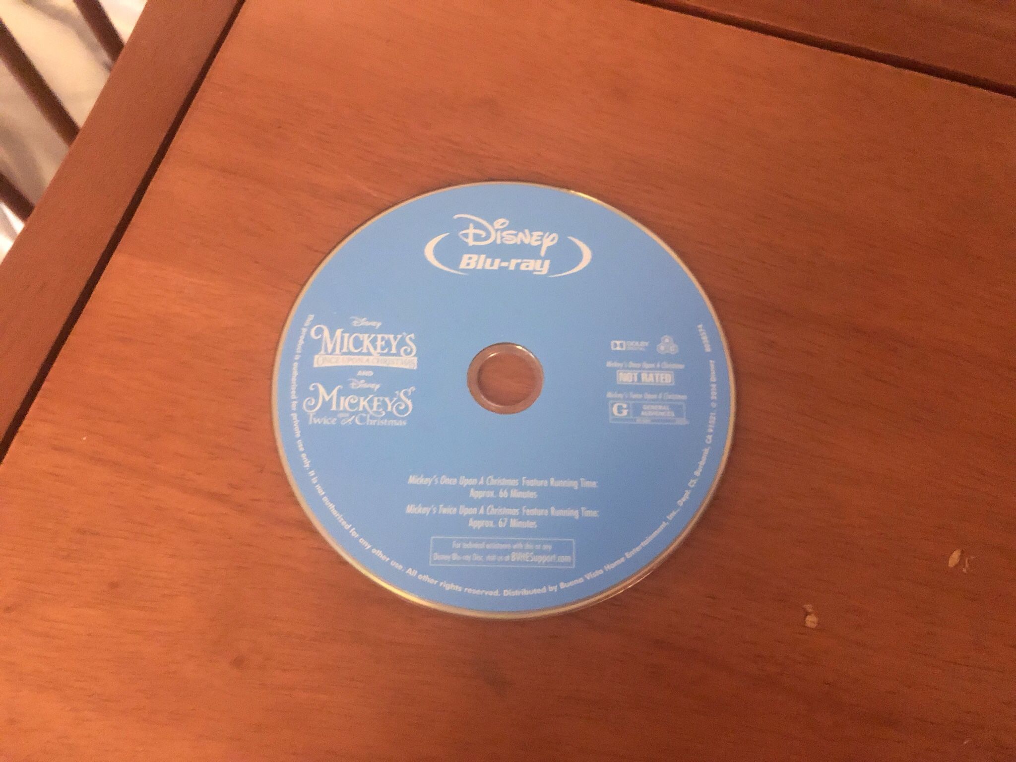 Mickeys Once Upon a Christmas/Mickeys Twice Upon a Christmas (Blu-ray Disc, 2014