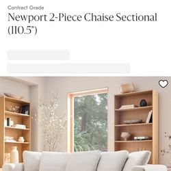 West Elm Newport Sectional Sofa 