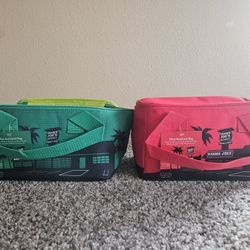 Trader Joe's Red and Green Mini Insulated Tote Bags