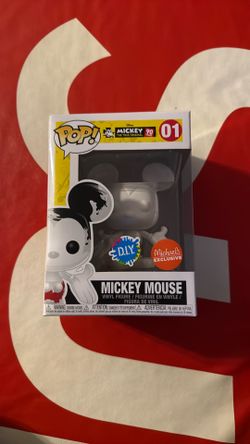 Funko Pop  Disney Mickey Mouse 90th Anniversary DIY #01 Michaels Exclusive Vinyl