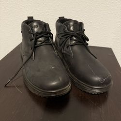 Skechers Proven - Conklin Men’s Waterproof Ankle Boots – Black, Size 7.5