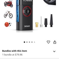 Tire Inflator Portable Air Compressor - 150PSI Fast, Cars, Bikes, Balls, etc.