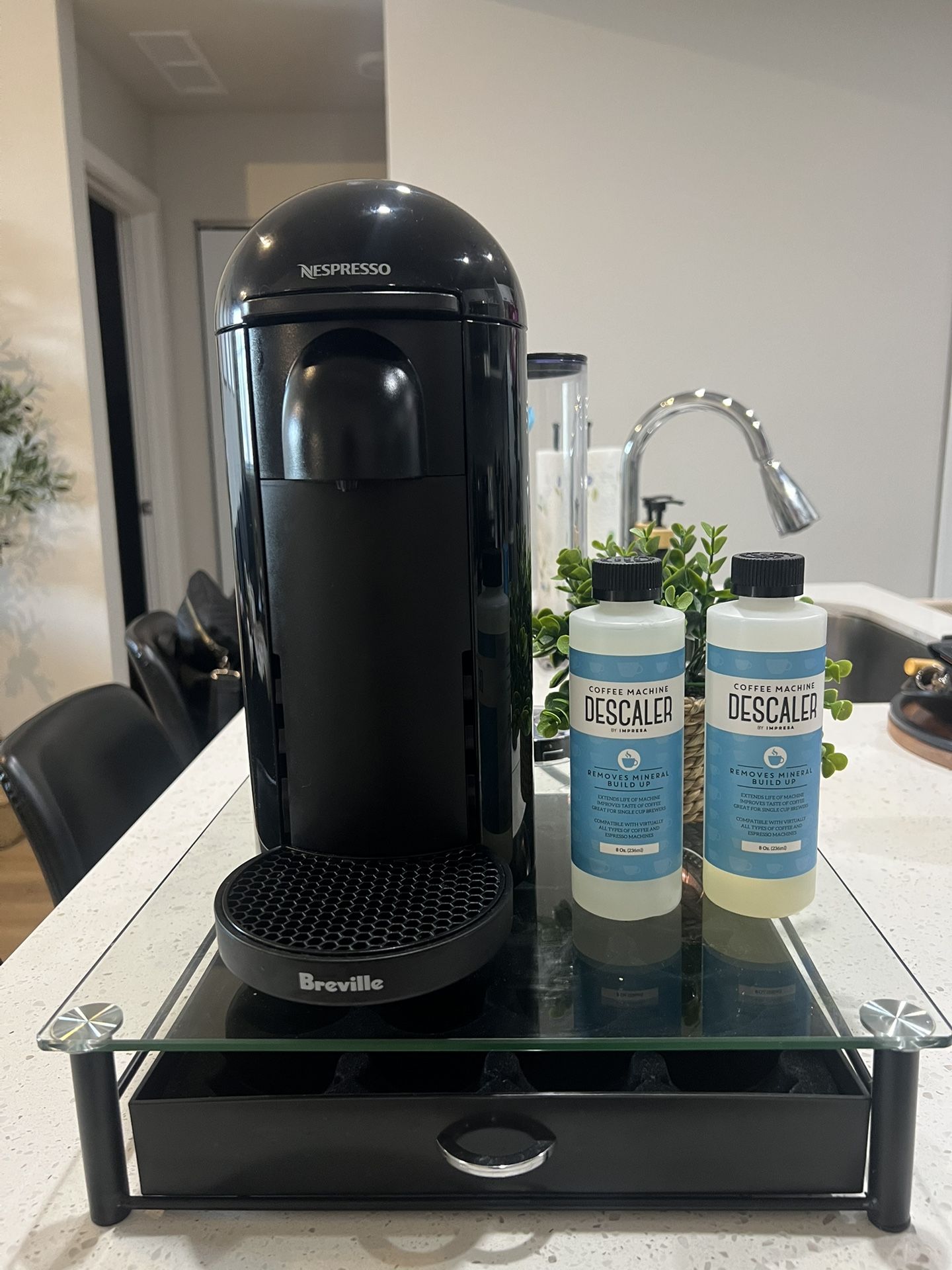 Nespresso Machine/pod storage/descalers