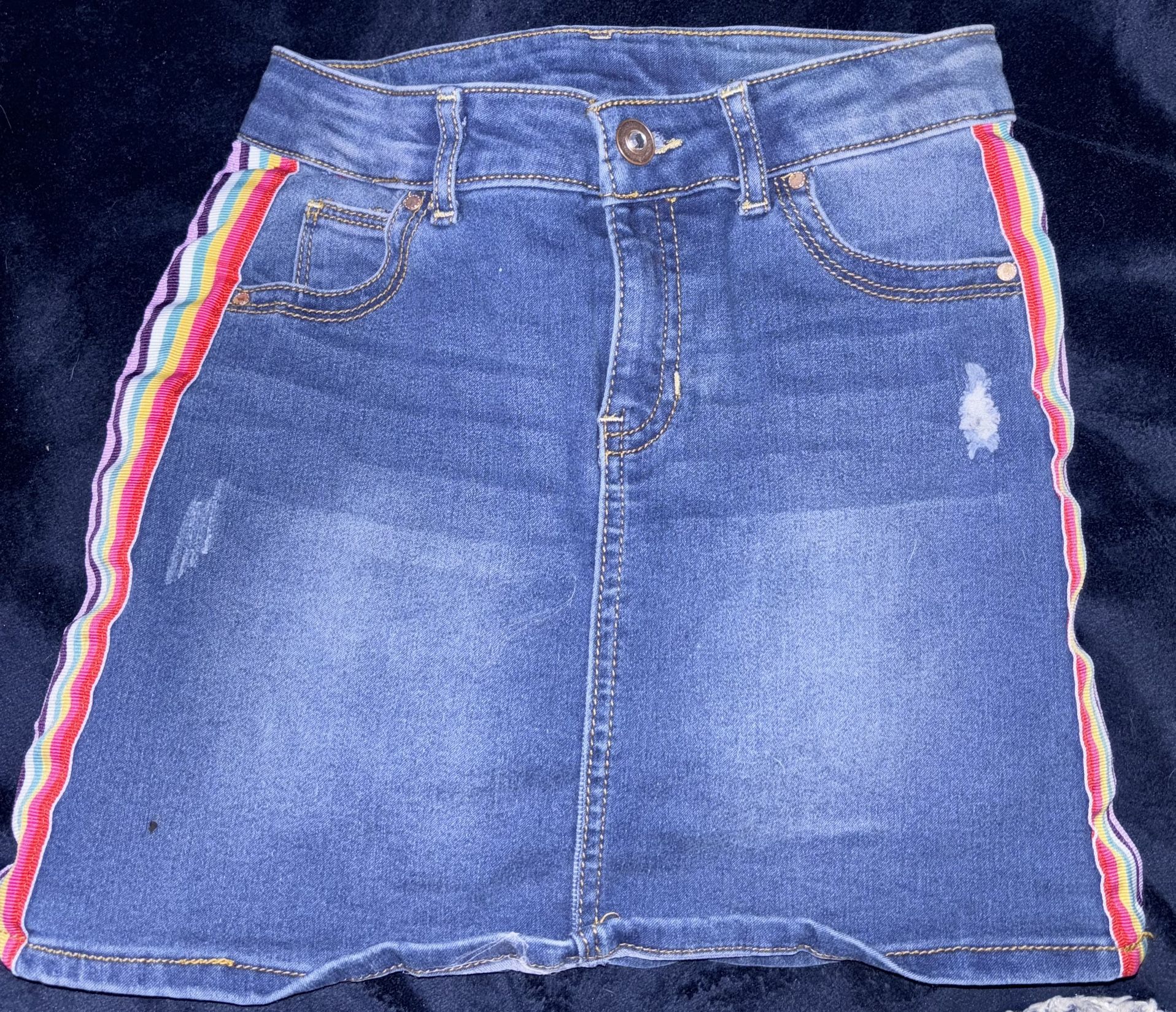 Jean Skirt (size M 7-8) Girls (Wonder Nation)
