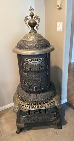 Palace Oak cast iron parlor stove