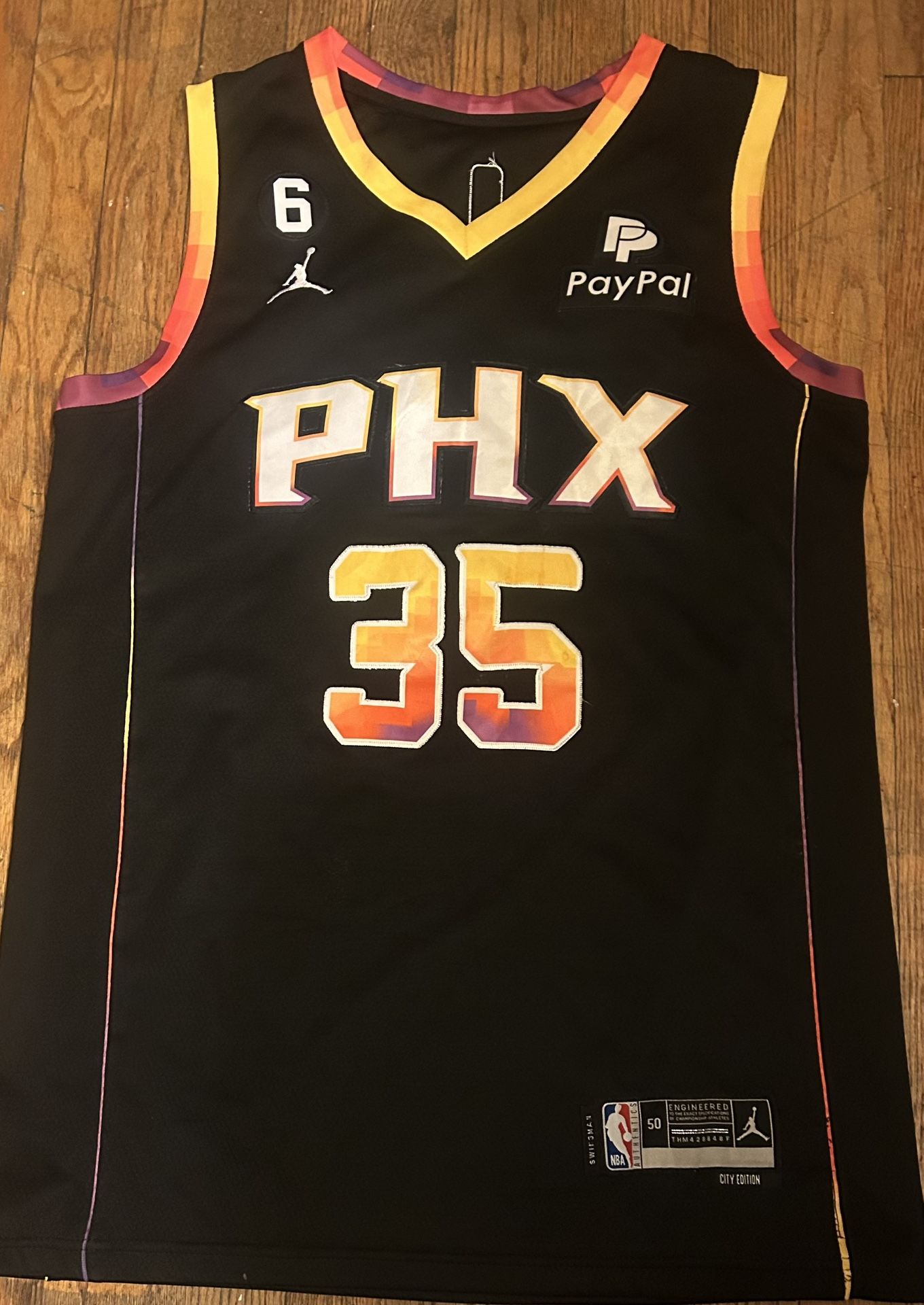 #35 Phenix Suns Kevin Durant Pre owned Jersey Sz 50 (Large)
