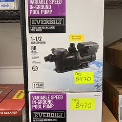 Everbilt 1.5 HP Variable Speed Pool Pump