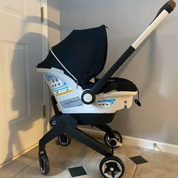 Evenflo moonstone Gray dual shifts stroller car seat