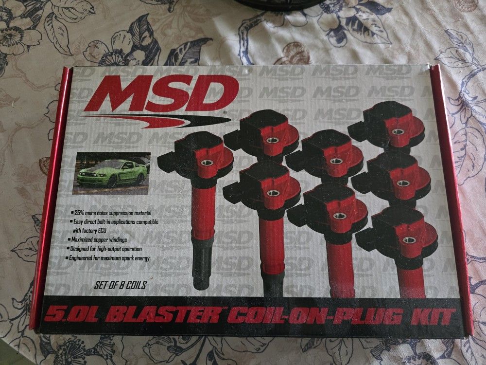 MSD Blaster Coils For Mustang GT 2011 2012 2013 2014 2015 2016