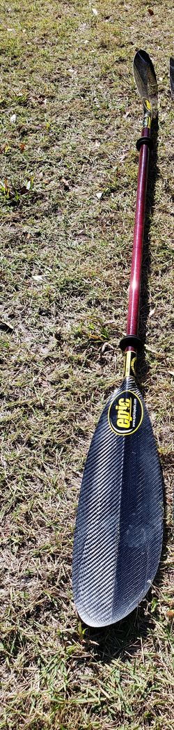 Epic Signature Series Full Carbon Fiber Kayak Paddle