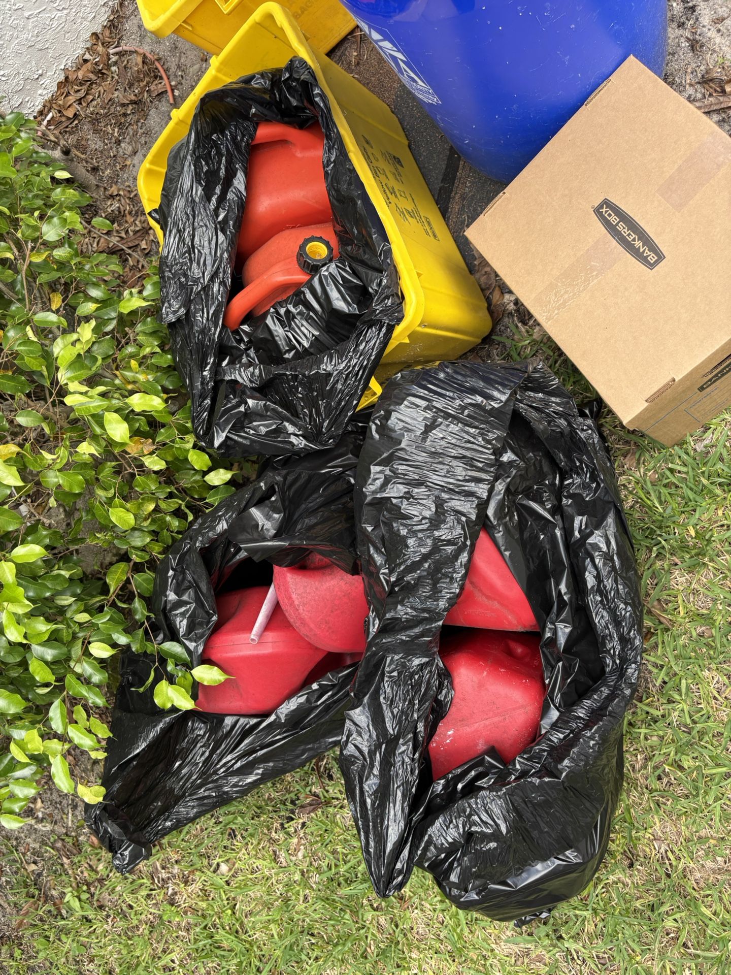 FREE Five Gallon And Three Gallon Gas Canisters 