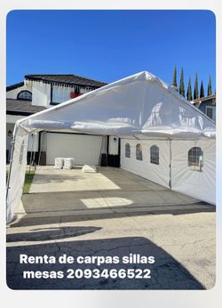 Mesas Carpas Sillas