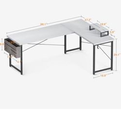 White Desk In Very Good Conditions Free If Picked Up Today 5/22