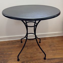 Black Round Table