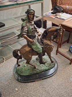 Arab On Horse By Barye