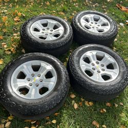 18” Chevy Silverado Wheels And Tires