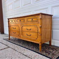 Vintage Dixie Faux Bamboo Dresser