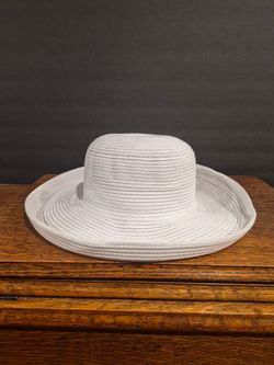 Sun 'N' Sand Women's Wide-Brim Ribbon Sun Hat