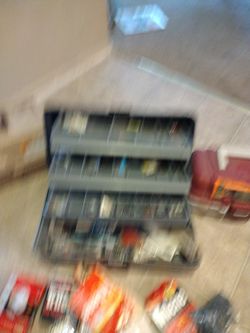 Broken Tackle Box $40