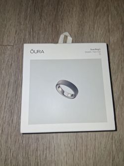 Oura Ring 5 in Stealth/Noir Mat finish, size 13