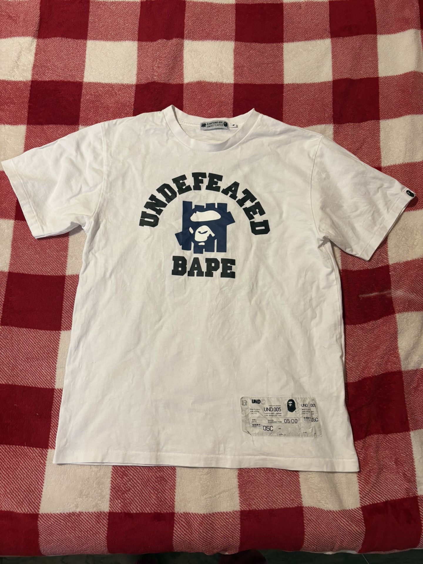 Undefeated Bape Shirt 5 Size M