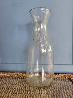 Vintage Paul Masson "Since 1852" Glass Wine/Water Carafe Decanter Farmhouse Vase