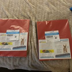 2 packs of colored folders 