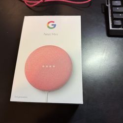 Google Nest Mini Speaker (Coral)