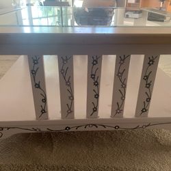 Wood & Glass Coffee Table 