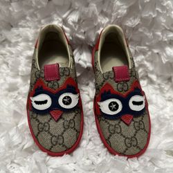 Gucci  GG supreme Owl Slip-On  Sneakers 