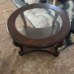 Circular Wooden Table 