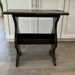 Vintage Magazine Holder / Side Table