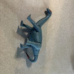 2001 K&M Blue Brachiosaurus Figure Figurine Toy 