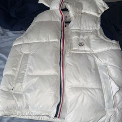 White Moncler Vest 