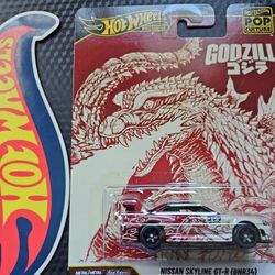 Hot Wheels Premium Pop Culture Godzilla Nissan Skyline GT-R Bnr34