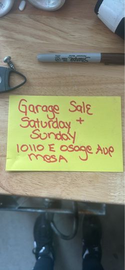 Garage sale